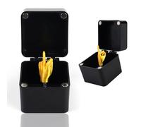 Coffret cadeau agaçant, jouet à vis 3D amusant, coffret cadeau farces et attrapes pour adultes, pour majeur, argent, cartes-cadeaux et surprises pour anniversaire, Noël, Halloween (Middle finger)