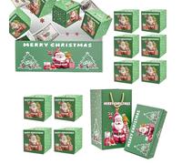 Coffret Cadeau Argent Noël à Surprise | Coffret Cadeau Noël,Accessoire Festif Adultes Anniversaire Fêtes
