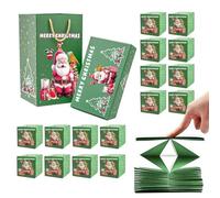 Coffret Cadeau Argent Noël à Surprise,Distributeur Porte-Billets de Noël - Idéal Cadeau pour Toute la Famille Fêtes Anniversaire Femmes Hommes Amis