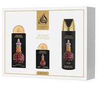 Lattafa Parfum Pride Artisan Ethnique – EDP 100 ml + EDP 20 ml + Déo spray 200 ml