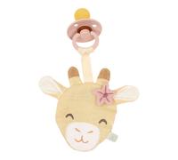 Coffret cadeau : Attache -sucette, Bavoir badana et Lange XL - Girafe