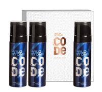 Coffret cadeau avec code Titanium Body Parfum, Lot de 3 (120 ml chacun)