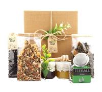 Coffret Cadeau avec du Thé, des Sucreries et un Infuseur "Trésors du Thé" UniTea Land