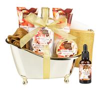 Coffret cadeau bain et corps pour femmes et hommes 10 pi ces Panier cadeau spa au parfum de rose fra che Comprend un gel douche Bain moussant Lot