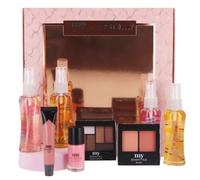 Coffret Cadeau Beauté Femme - 4 Maquillages + 4 Brumes Parfumées 50 ml