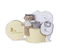 Coffret cadeau bébé en boîte Vintage Classique Essentiel avec petit Ours -gris- set cadeau nouveau-né-coffret cadeau naissance | BebeDeParis