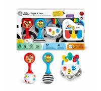 BABY EINSTEIN- Coffret cadeau bébé musical Jingle & Jam 3 jouets musicaux: mini tambourin, 2 maracas, piano bébé