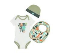 Coffret Cadeau Bébé Nike Ensemble vêtement Body Bonnet et Bavoir Multicolore de 6-12 mois