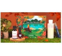 Coffret cadeau bien-être - Glowria - INTO THE WOODS - Sérum cheveux - Chouchou kaki - Vernis bordeaux