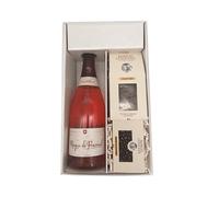 Coffret Cadeau blanc - Champagne Marquis de Pomereuil -1 Rosé - Cacaotines (1x150g) et Raisins au sauternes (1x100g) MAISON GUINGUET
