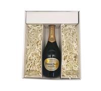 Coffret cadeau blanc - Champagne Perrier Jouët -1 Brut - 2 flutes CHEF & SOMMELIER