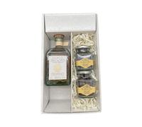 Coffret cadeau Blanc - Rhum - Baie des trésors Fleur du vent - Amandes de provence enrobées du Petit Duc