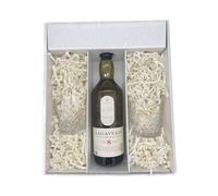 Coffret cadeau Blanc - Whisky - LAGAVULIN 8 ans - 2 Verres à whisky ARCOROC