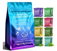 Coffret Cadeau Boules de Bain, 16 pièces avec 8 parfums, tablettes d’aromathérapie pour la douche, Bombes de douche aromathérapie pour femmes ou hommes pour la Saint Valentin et la fête des mères