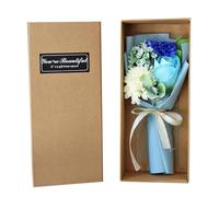 Coffret Cadeau Bouquet - Bouquet De Fleurs De Savon Parfumé, Bouquet De Fleurs De Savon Photo, Fleur Artificielle, Œillet, Bouquet De Roses, Fleur De Savon - Bouquet De Savon, Seau À Câlins, Pour Femm