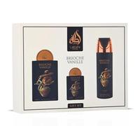 Lattafa Coffret Eau de Parfum Pride Brioche Vanille 100 ml + 20 ml + spray déodorant 200 ml