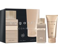 Coffret cadeau BUGATTI Iconiq Gold pour homme (Eau de toilette 100 ml + Gel douc