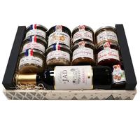 Coffret cadeau cagette du terroir Hugo 877g - Lucien Georgelin