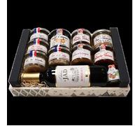 Coffret cadeau cagette Hugo 877g Lucien Georgelin