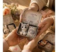 Coffret cadeau « Câlin de poche » : mini-peluche et boîte-souvenir (#A)