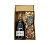 Coffret Cadeau Champagne Bollinger - Or - 1 Brut - 2 Oeufs de Fabergé (motif aléatoire) LE PETIT DUC