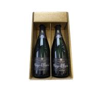 Coffret cadeau Champagne Marquis Pomereuil - Or - 2 Brut - 2x75cl