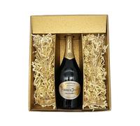 Coffret cadeau Champagne Perrier Jouët - Or -1 Brut - 2 flutes CHEF & SOMMELIER