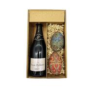Coffret Cadeau Champagne Veuve Pelletier - Or - Brut 1 Brut - 2 Oeufs de Fabergé (motif aléatoire) LE PETIT DUC