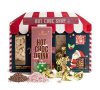 Coffret cadeau chocolat chaud - Station de chocolat chaud | Mini guimauves, sucre d'orge, gouttes de chocolat | Cadeaux de Noël pour enfants | Cadeau de Noël pour enfants | Cadeau de Noël pour enfants