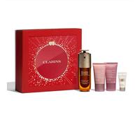 Coffret Cadeau Clarins Double Serum & Collection Multi-Active - Double Serum 50ml + Crème de Jour Multi-Active 15ml + Crème de Nuit Multi-Active 15ml + Base SOS (Blanche) 5ml