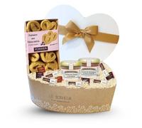 Coffret Cadeau Coeur Gourmet | Mix de Terrines (Piment d’Espelette & Armagnac), Feuilleté Salé Fossier, 10 Délices Monbana | Sélection Gourmande & Élégante pour Maman
