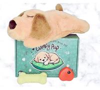 Coffret cadeau ComfyPup - Comprend un jouet en peluche pour soulager l'anxiété, un jouet à mâcher pour la santé mentale et dentaire, aide au sommeil et l'entraînement comportemental. Cadeau de soins