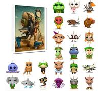 Coffret cadeau contenant Tralalero Tralala et Tung Tung Sahur, créatif et intéressant, 24 pièces, petit pendentif à collectionner, cadeau adapté pour les collectionneurs et les enfants (D)