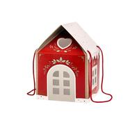 Coffret Cadeau Cottage De Noël, Avec Design Pop-up 3D, 20 Cm, Boîtes À Friandises En Papier, Décorations De Sacs À Festifs, Utilisation Polyvalente, Pour Cadeaux De Fête Et Cadeaux Festifs
