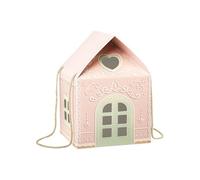 Coffret Cadeau Cottage De Noël, Avec Design Pop-up 3D, 20 Cm, Boîtes À Friandises En Papier, Décorations De Sacs À Festifs, Utilisation Polyvalente, Pour Cadeaux De Fête Et Cadeaux Festifs