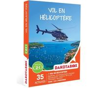 Dakotabox - Coffret cadeau Vol en hélicoptère pour 1 ou 2 personnes - Idée cadeau baptême de l'air