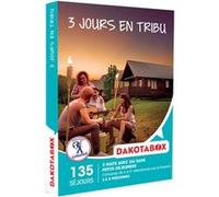 Dakotabox - Coffret cadeau 3 jours en tribu - Deux nuits en camping avec ou sans petits-déjeuners pour 3 à 5 personnes