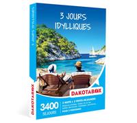 Dakotabox - Coffret cadeau 3 jours idylliques - Idée cadeau voyage romantique - Deux nuits avec petits-déjeuners pour 2 personnes