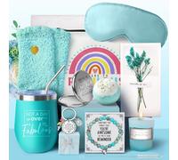 Coffret cadeau d'anniversaire pour femme, paquet de soins personnels avec panier de bain relaxant, cadeau de Noël pour maman, sœur, meilleure amie, épouse, fille, petite-fille, collègue, femme qui ont