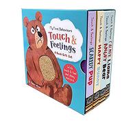 Coffret cadeau de 4 livres My First Behaviours Touch & Feelings par le Dr Naira Wilson (Calmer Llama, Angry Bear, Happy Bunny et Scaredy Pup)