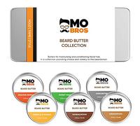 Coffret cadeau de beurre de barbe | 6 beurres dans une boîte | Hydrate, hydrate et revitalise les poils du visage