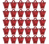 Coffret cadeau de bonbons MEEVINWH pour les fêtes, design élégant en forme de T, carton épais, idéal pour garnir vos friandises préférées. (Bégonia rouge)