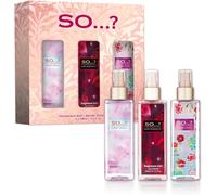 Coffret Cadeau De Brume Parfumée Collection, Avec Romance Sombre, Écrasement Floral Et Rêve De Sorbet, Ensemble Parfums Brume Corporelle (3x100ml)