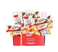 Coffret Cadeau de Chocolats Kinder | Cadeau Original d’Anniversaire, pour Enfants et Couples : Kinder Bueno, Happy Hippo, Schoko-Bons, Kinder Joy.