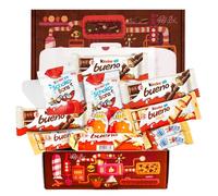Coffret Cadeau de Chocolats Kinder | Cadeau Original d’Anniversaire, pour Enfants et Couples : Kinder Bueno, Happy Hippo, Schoko-Bons, Kinder Joy.