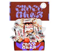 Coffret Cadeau de Chocolats Kinder | Cadeau Original d’Anniversaire, pour Enfants et Couples : Kinder Bueno, Happy Hippo, Schoko-Bons, Kinder Joy.