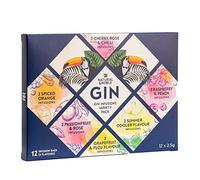 Coffret cadeau de mélanges pour infusion de gin | Fabriquez votre propre délicieux gin aromatisé | 12 sachets d’infusion délicieux pour boissons au gin