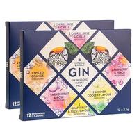 Coffret cadeau de mélanges pour infusion de gin | Fabriquez votre propre délicieux gin aromatisé | 12 sachets d’infusion délicieux pour boissons au gin (2, Standard)