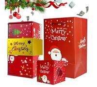 Coffret Cadeau de Noël | 12 Modèles de Boîte Pliable À billets surprise | Étui Créatif à Ouverture Animée pour Fêtes Mariage Halloween Anniversaire | Cadeau pour et Adultes
