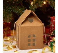 Coffret cadeau de Noël, calendrier de l'Avent à remplir, boîtes cadeaux de Noël, sacs cadeaux de Noël, sacs de calendrier de l'Avent, sacs d'emballage cadeau pour cadeau de Noël (D)